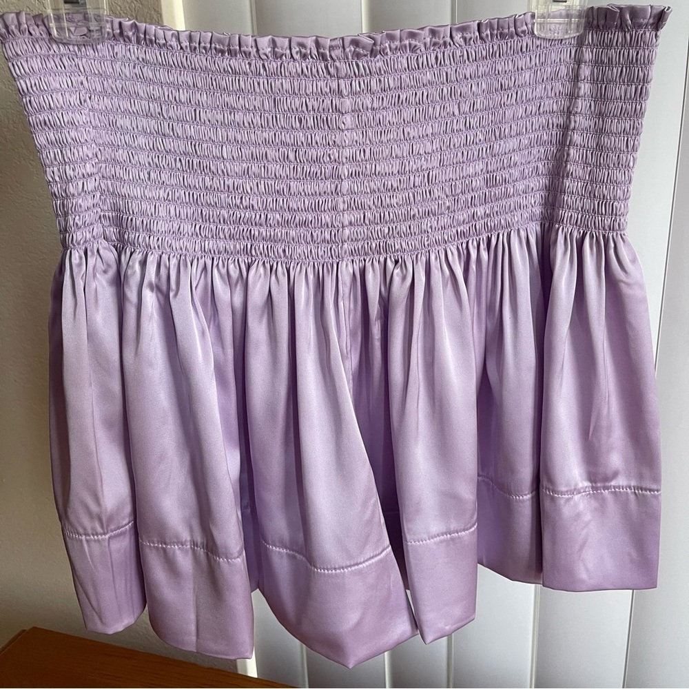 Natural Life Daisy Smocked Shorts Lavender Size M - Picture 10 of 14